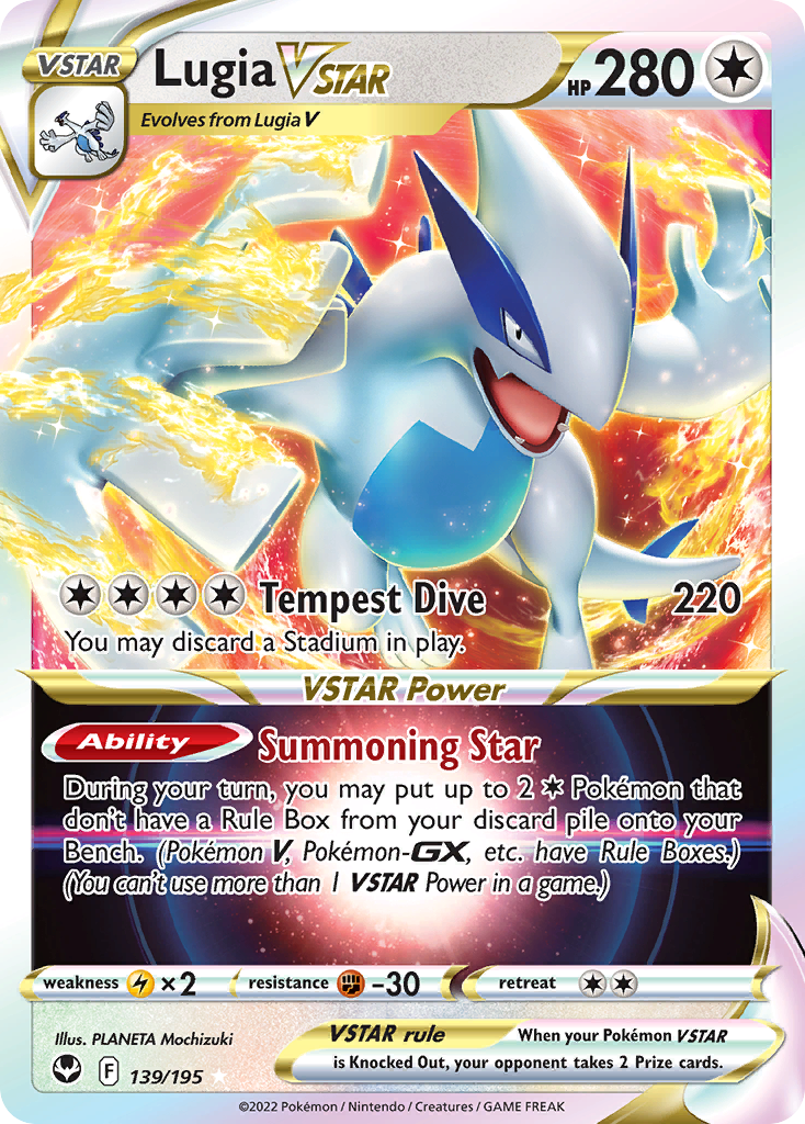 Lugia VSTAR (139/195) (Jumbo Card) [Sword & Shield: Silver Tempest] - Pokémon - Card Brawlers | Quebec | Canada |