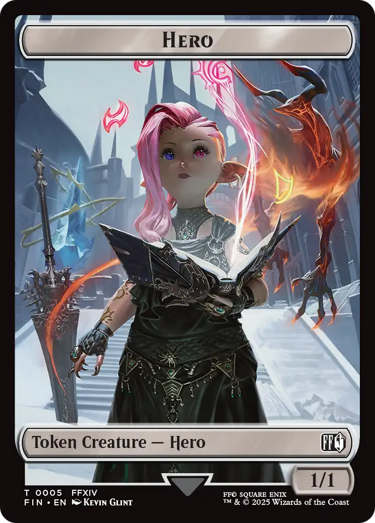 Hero (0005) // Food Double-Sided Token [FINAL FANTASY Tokens] - Magic: The Gathering - Card Brawlers | Quebec | Canada |