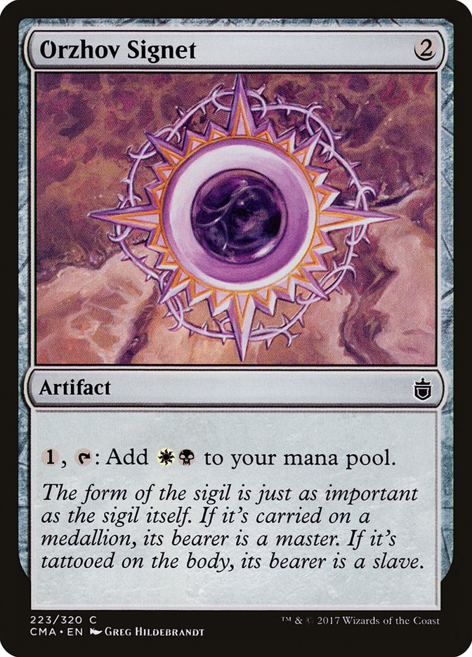 Orzhov Signet [Commander Anthology] - Magic: The Gathering - Card Brawlers | Quebec | Canada |