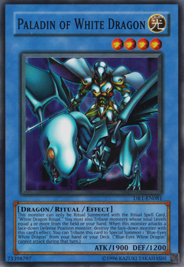 Paladin of White Dragon [DR1-EN081] Super Rare - Yu-Gi-Oh! - Card Brawlers | Quebec | Canada |