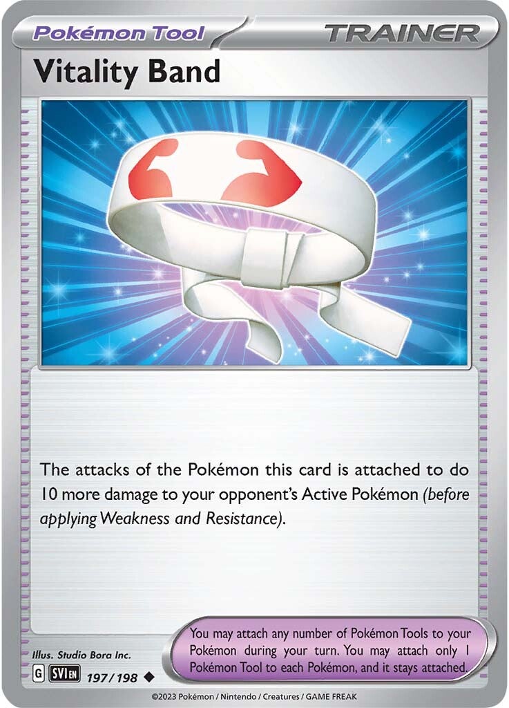 Vitality Band (197/198) [Scarlet & Violet: Base Set] - Pokémon - Card Brawlers | Quebec | Canada |