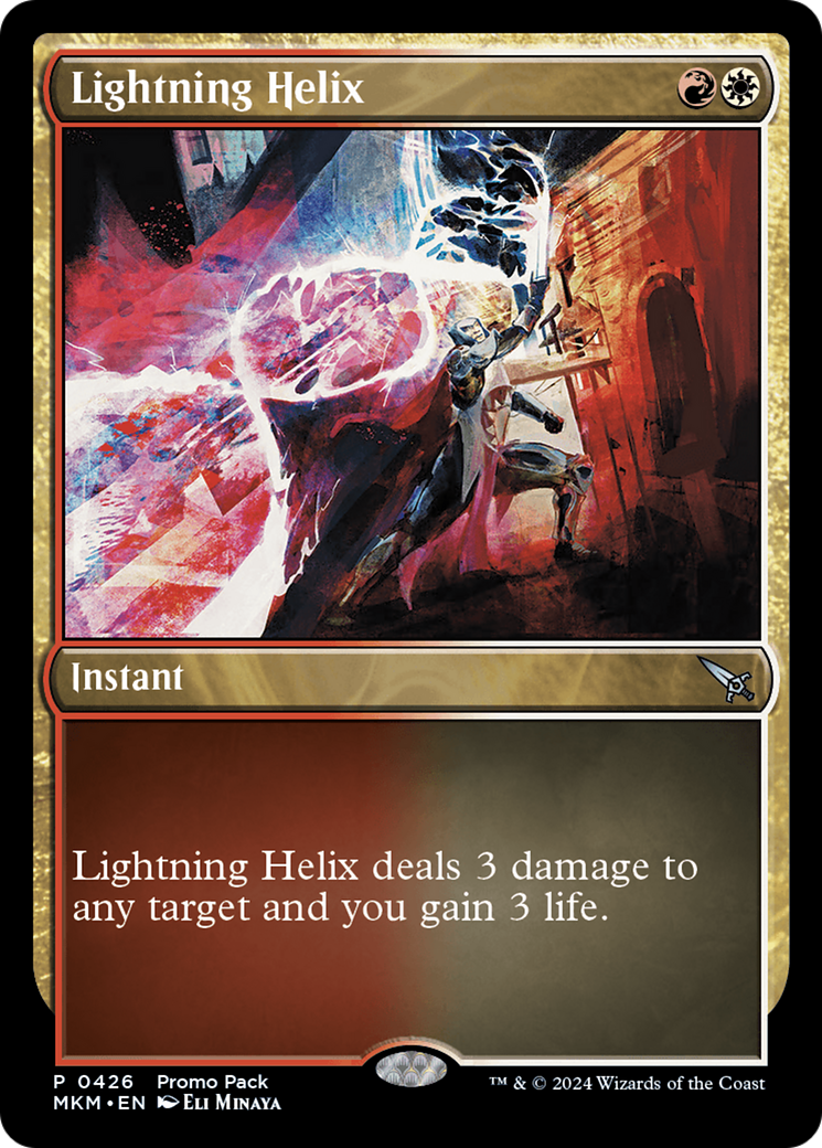 Lightning Helix (Promo Pack) [Murders at Karlov Manor Promos] - Magic: The Gathering - Card Brawlers | Quebec | Canada |