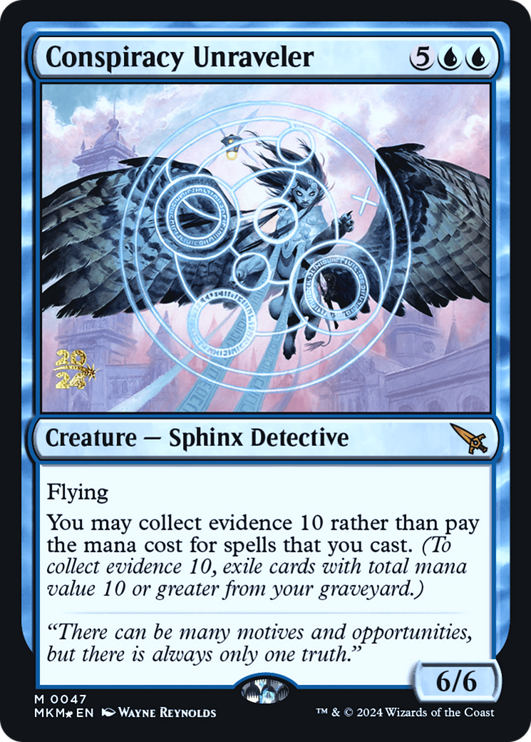 Conspiracy Unraveler [Murders at Karlov Manor Prerelease Promos] - Magic: The Gathering - Card Brawlers | Quebec | Canada |
