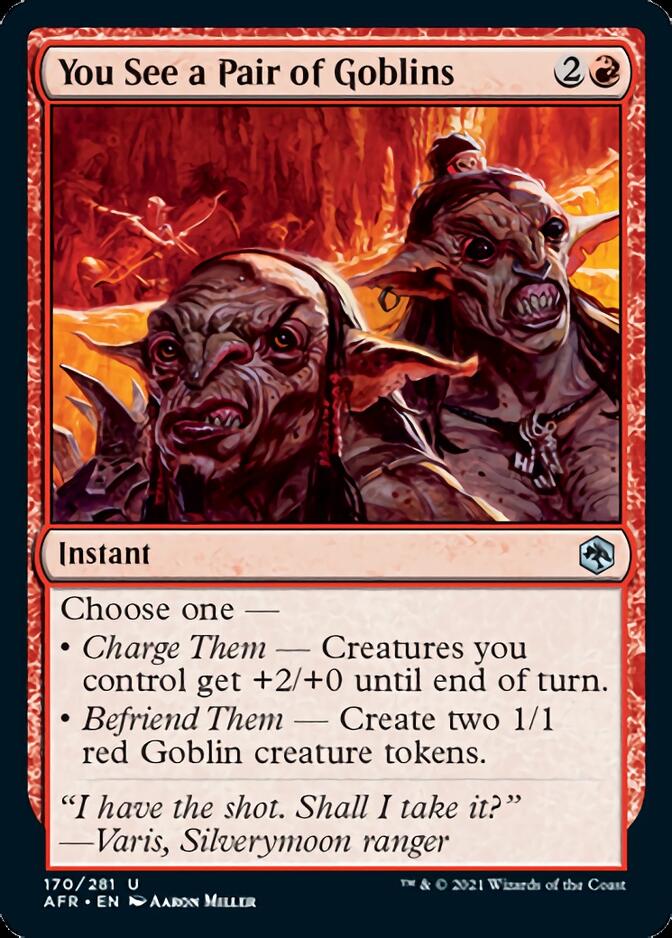 You See a Pair of Goblins [Dungeons & Dragons: Adventures in the Forgotten Realms] - Magic: The Gathering - Card Brawlers | Quebec | Canada |