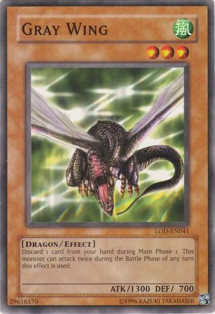Gray Wing [LOD-EN041] Common - Yu-Gi-Oh! - Card Brawlers | Quebec | Canada |