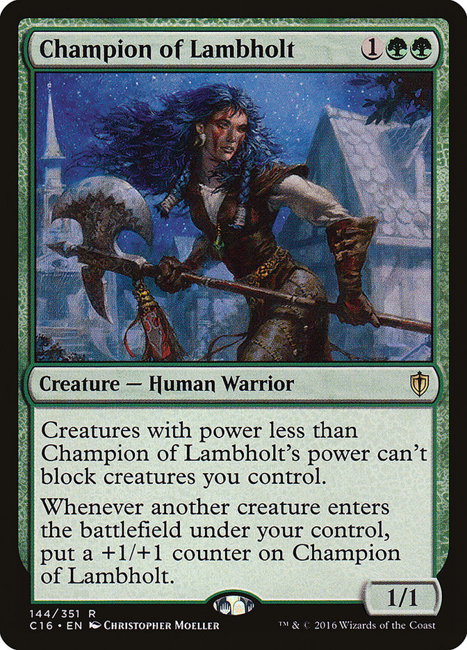 Champion of Lambholt [Commander 2016] - Magic: The Gathering - Card Brawlers | Quebec | Canada |