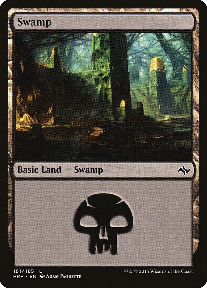 Swamp (181) [Fate Reforged] - Magic: The Gathering - Card Brawlers | Quebec | Canada |