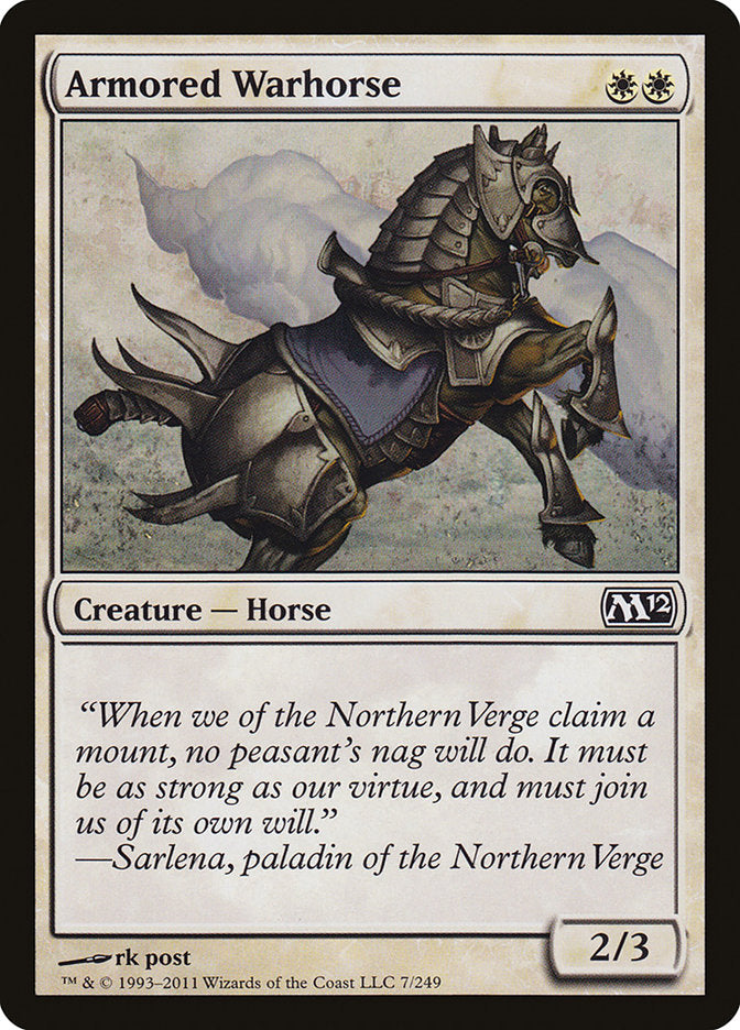 Armored Warhorse [Magic 2012] - Magic: The Gathering - Card Brawlers | Quebec | Canada |