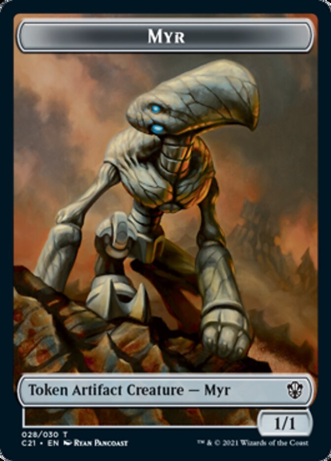 Myr // Treasure Double-Sided Token [Commander 2021 Tokens] - Magic: The Gathering - Card Brawlers | Quebec | Canada |