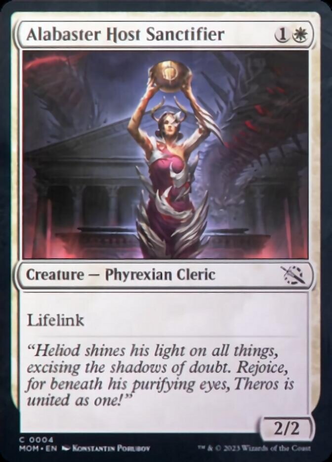 Alabaster Host Sanctifier [March of the Machine] - Magic: The Gathering - Card Brawlers | Quebec | Canada |
