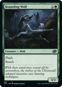 Bounding Wolf [Jumpstart 2022] - Magic: The Gathering - Card Brawlers | Quebec | Canada |