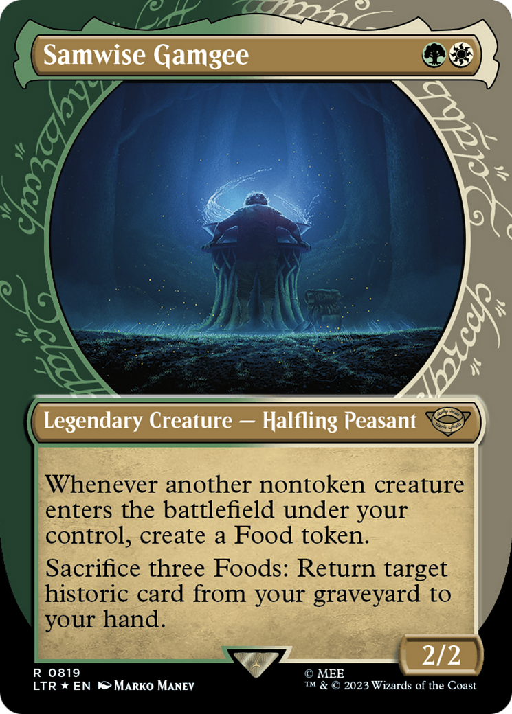 Samwise Gamgee (Showcase) (Surge Foil) [The Lord of the Rings: Tales of Middle-Earth] - Magic: The Gathering - Card Brawlers | Quebec | Canada |