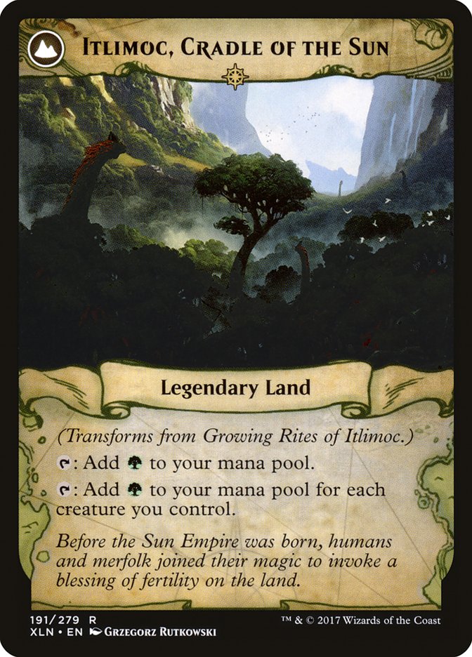 Growing Rites of Itlimoc // Itlimoc, Cradle of the Sun [Ixalan] - Magic: The Gathering - Card Brawlers | Quebec | Canada |