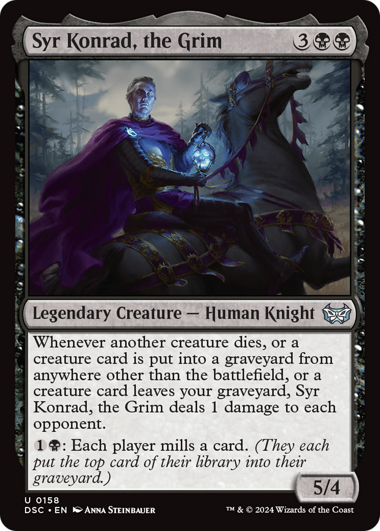 Syr Konrad, the Grim [Duskmourn: House of Horror Commander] - Magic: The Gathering - Card Brawlers | Quebec | Canada |