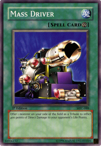 Mass Driver [MFC-088] Common - Yu-Gi-Oh! - Card Brawlers | Quebec | Canada |