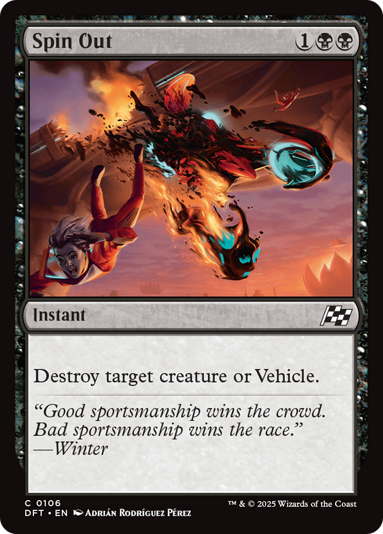 Spin Out [Aetherdrift] - Magic: The Gathering - Card Brawlers | Quebec | Canada |