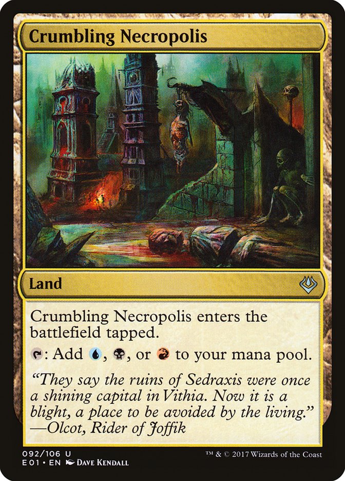 Crumbling Necropolis [Archenemy: Nicol Bolas] - Magic: The Gathering - Card Brawlers | Quebec | Canada |