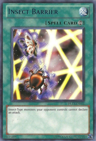 Insect Barrier (Blue) [DL13-EN014] Rare - Yu-Gi-Oh! - Card Brawlers | Quebec | Canada |