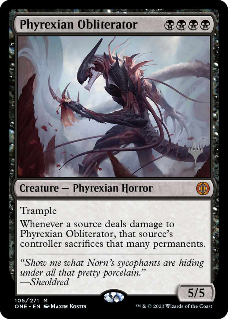 Phyrexian Obliterator (Promo Pack) [Phyrexia: All Will Be One Promos] - Magic: The Gathering - Card Brawlers | Quebec | Canada |