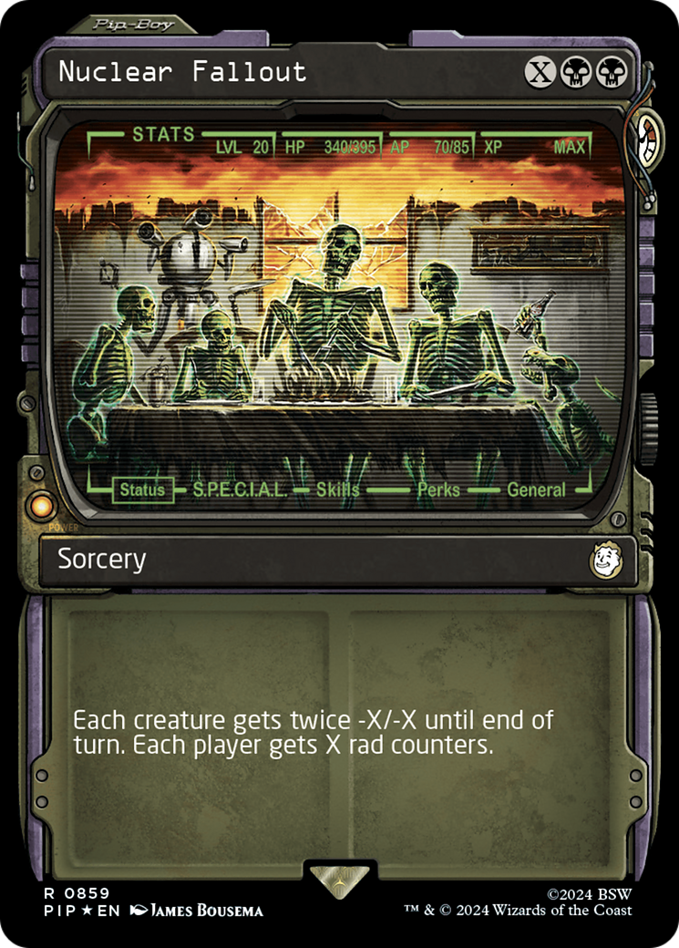 Nuclear Fallout (Showcase) (Surge Foil) [Fallout] - Magic: The Gathering - Card Brawlers | Quebec | Canada |