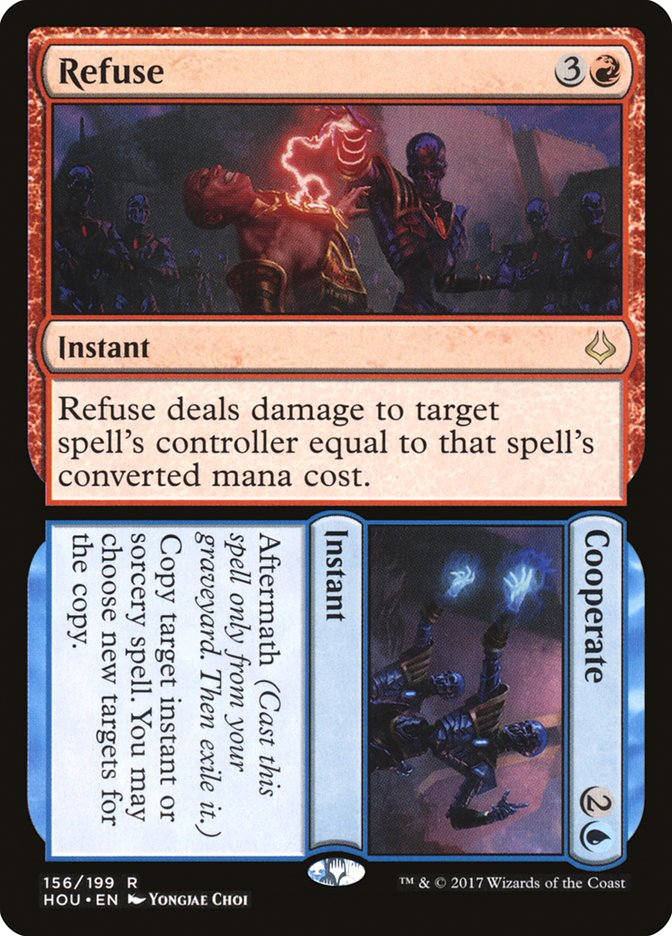 Refuse // Cooperate [Hour of Devastation] - Magic: The Gathering - Card Brawlers | Quebec | Canada |