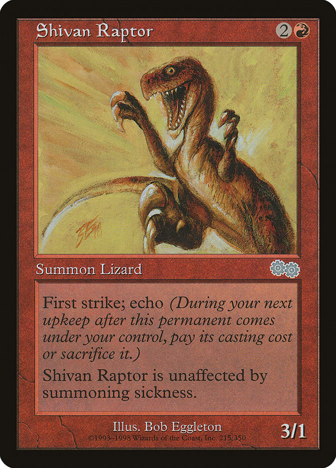 Shivan Raptor [Urza's Saga] - Magic: The Gathering - Card Brawlers | Quebec | Canada |