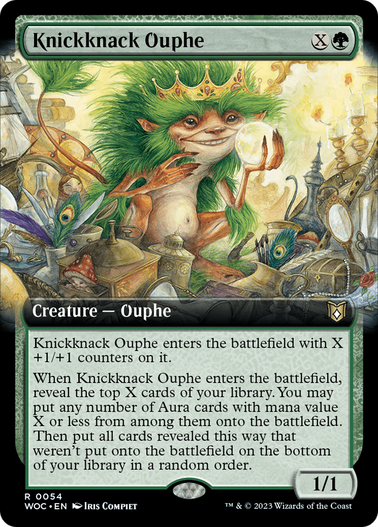 Knickknack Ouphe (Extended Art) [Wilds of Eldraine Commander] - Magic: The Gathering - Card Brawlers | Quebec | Canada |