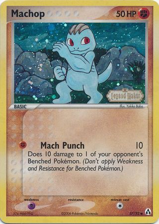 Machop (57/92) (Stamped) [EX: Legend Maker] - Pokémon - Card Brawlers | Quebec | Canada |