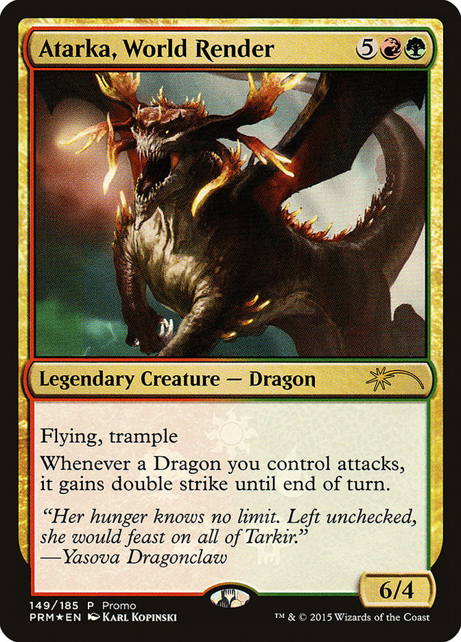 Atarka, World Render [Resale Promos] - Magic: The Gathering - Card Brawlers | Quebec | Canada |