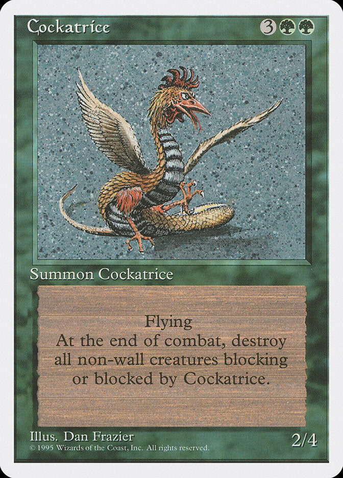 Cockatrice [Fourth Edition] - Magic: The Gathering - Card Brawlers | Quebec | Canada |