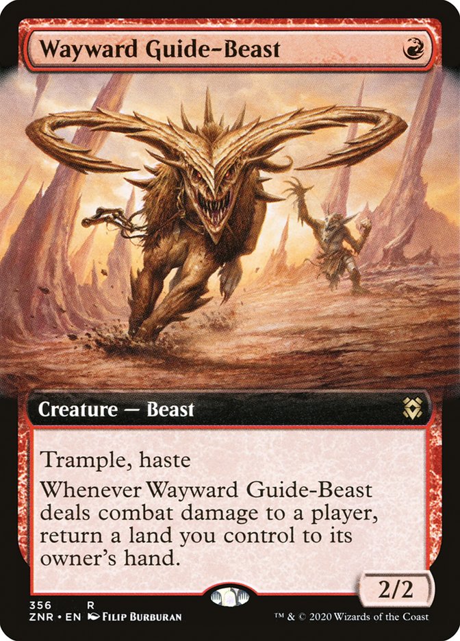 Wayward Guide-Beast (Extended Art) [Zendikar Rising] - Magic: The Gathering - Card Brawlers | Quebec | Canada |