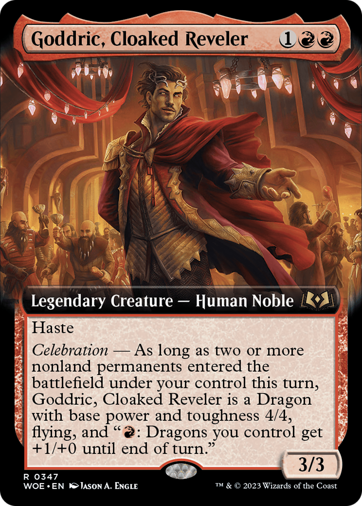 Goddric, Cloaked Reveler (Extended Art) [Wilds of Eldraine] - Magic: The Gathering - Card Brawlers | Quebec | Canada |
