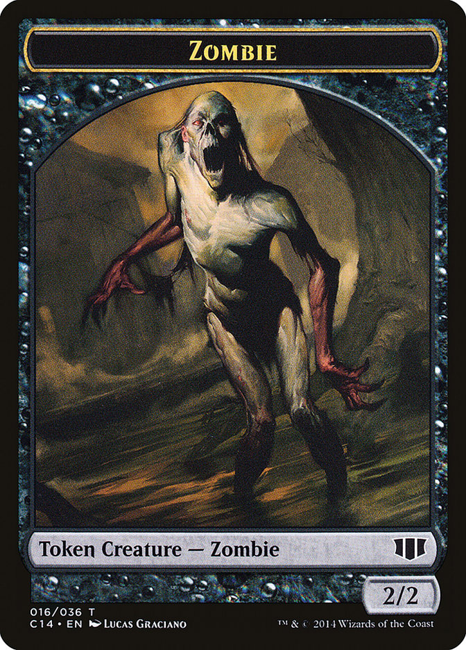 Germ // Zombie (016/036) Double-Sided Token [Commander 2014 Tokens] - Magic: The Gathering - Card Brawlers | Quebec | Canada |