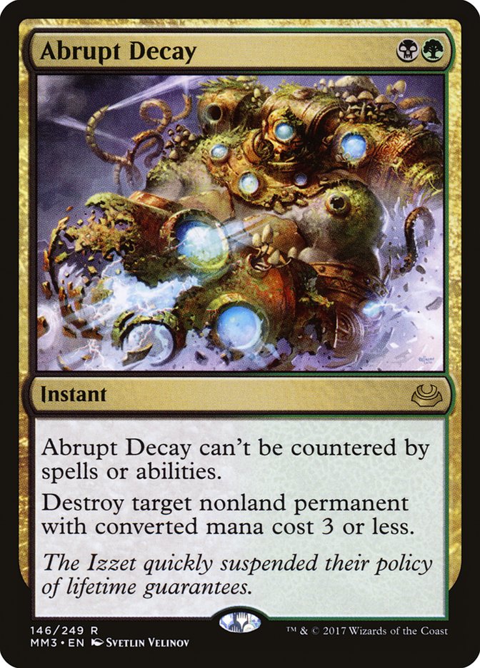 Abrupt Decay [Modern Masters 2017] - Magic: The Gathering - Card Brawlers | Quebec | Canada |