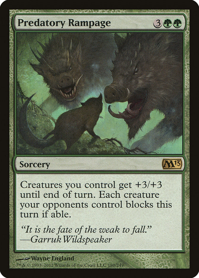 Predatory Rampage [Magic 2013] - Magic: The Gathering - Card Brawlers | Quebec | Canada |