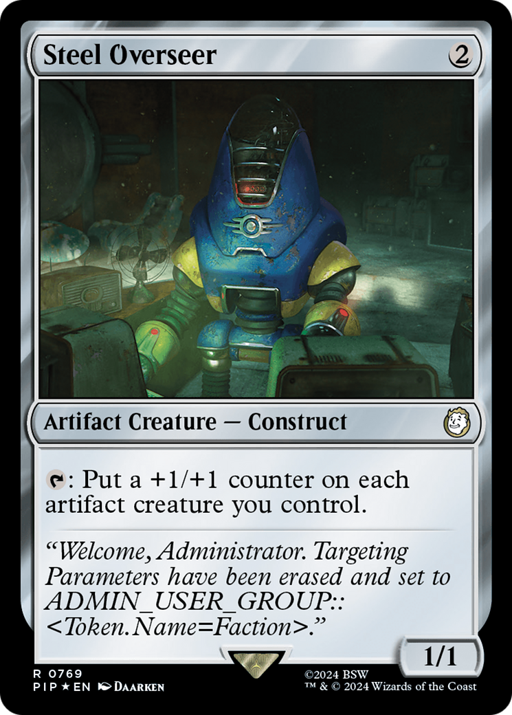 Steel Overseer (Surge Foil) [Fallout] - Magic: The Gathering - Card Brawlers | Quebec | Canada |