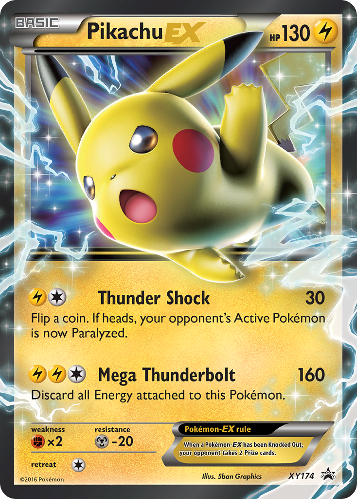 Pikachu EX (XY174) [XY: Black Star Promos] - Pokémon - Card Brawlers | Quebec | Canada |