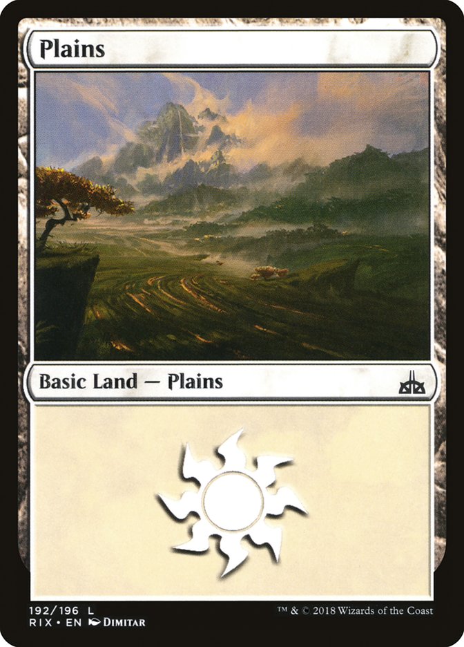 Plains (192) [Rivals of Ixalan] - Magic: The Gathering - Card Brawlers | Quebec | Canada |