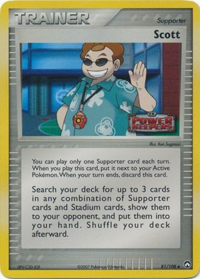 Scott (81/108) (Stamped) [EX: Power Keepers] - Pokémon - Card Brawlers | Quebec | Canada |