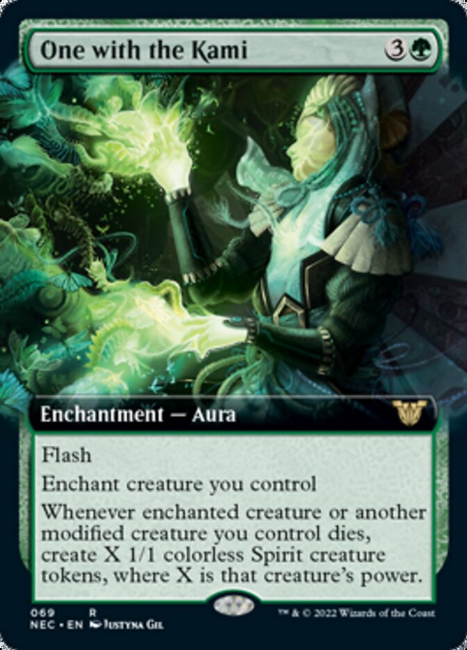 One with the Kami (Extended Art) [Kamigawa: Neon Dynasty Commander] - Magic: The Gathering - Card Brawlers | Quebec | Canada |