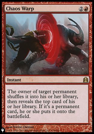 Chaos Warp (CMD) [The List] - Magic: The Gathering - Card Brawlers | Quebec | Canada |