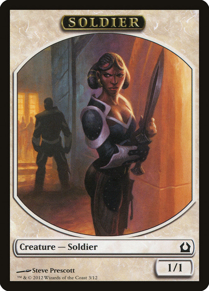 Soldier Token [Return to Ravnica Tokens] - Magic: The Gathering - Card Brawlers | Quebec | Canada |