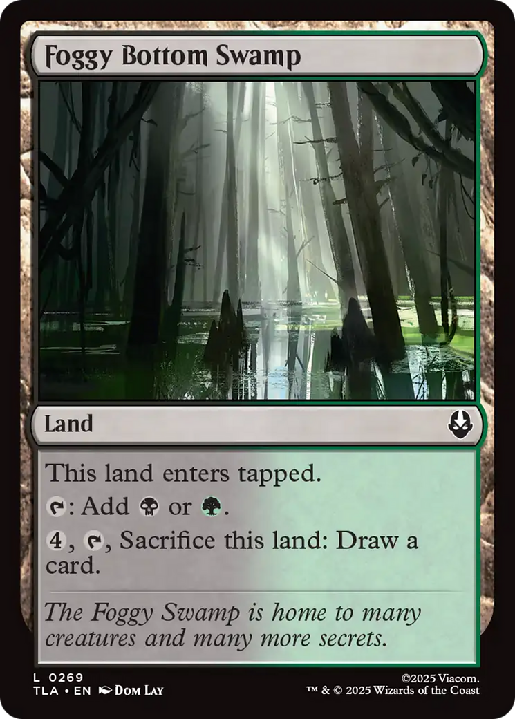 Foggy Bottom Swamp [Avatar: The Last Airbender] - Magic: The Gathering - Card Brawlers | Quebec | Canada |