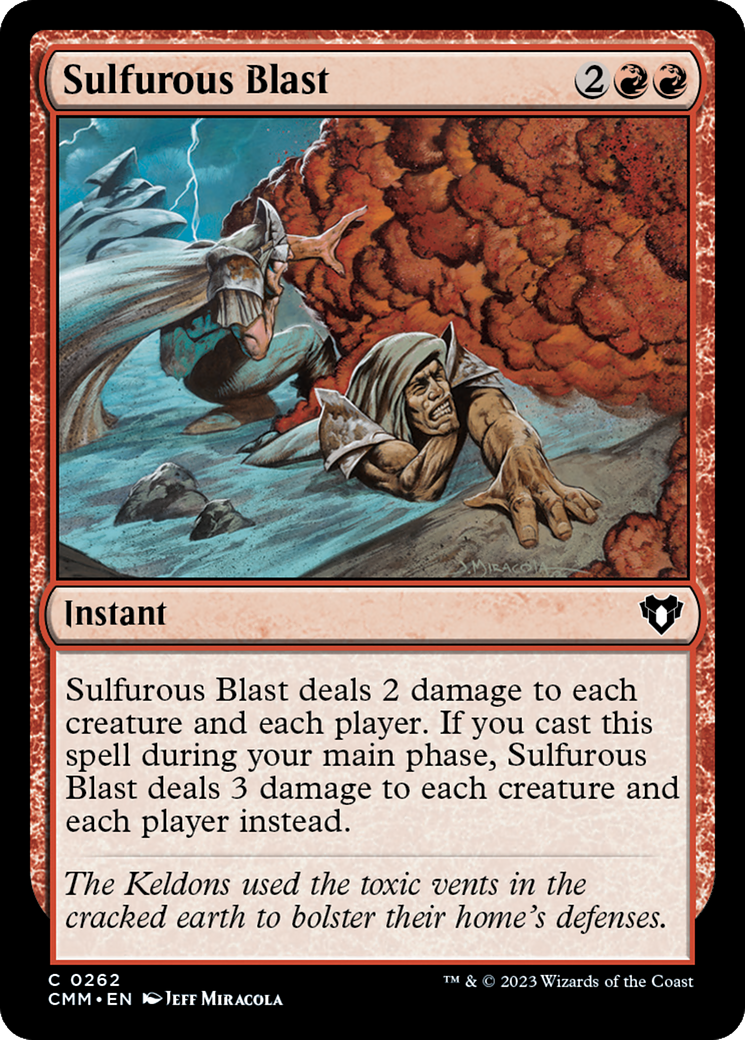 Sulfurous Blast [Commander Masters] - Magic: The Gathering - Card Brawlers | Quebec | Canada |