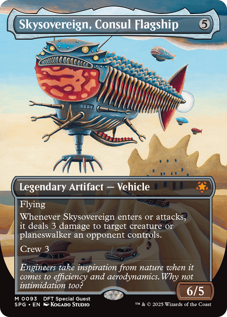Skysovereign, Consul Flagship (Borderless) [Aetherdrift Special Guests] - Magic: The Gathering - Card Brawlers | Quebec | Canada |