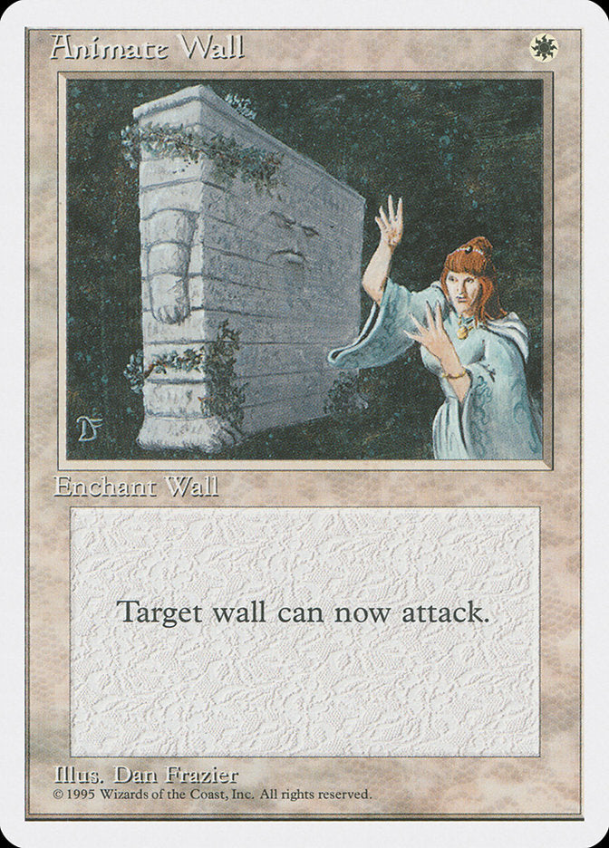 Animate Wall [Fourth Edition] - Magic: The Gathering - Card Brawlers | Quebec | Canada |