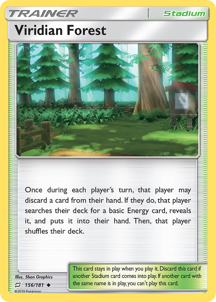 Viridian Forest (156/181) [Sun & Moon: Team Up] - Pokémon - Card Brawlers | Quebec | Canada |