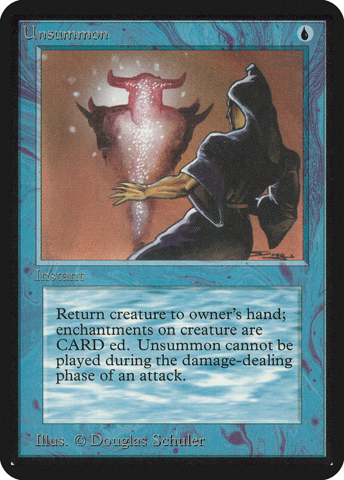 Unsummon [Alpha Edition] - Magic: The Gathering - Card Brawlers | Quebec | Canada |