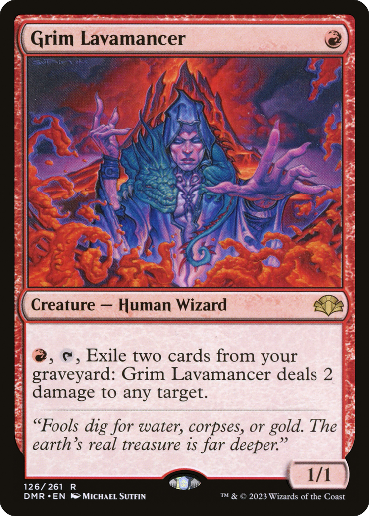 Grim Lavamancer [Dominaria Remastered] - Magic: The Gathering - Card Brawlers | Quebec | Canada |