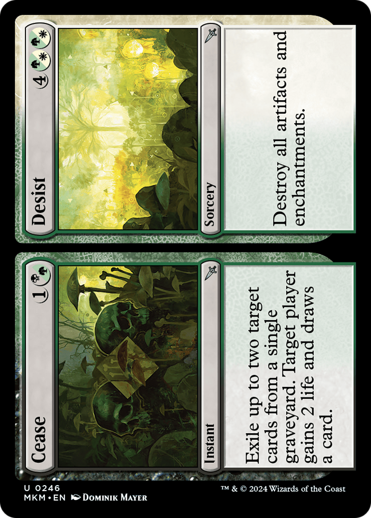 Cease // Desist [Murders at Karlov Manor] - Magic: The Gathering - Card Brawlers | Quebec | Canada |